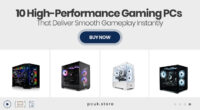 10 High-Performance Gaming PCs That Deliver Smooth Gameplay Instantly