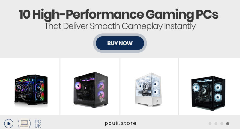 10 High-Performance Gaming PCs That Deliver Smooth Gameplay Instantly