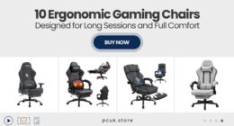 10 Ergonomic Gaming Chairs Designed for Long Sessions and Full Comfort